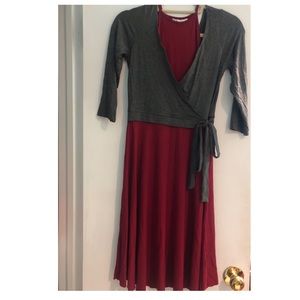 NWT Grey and Red dress